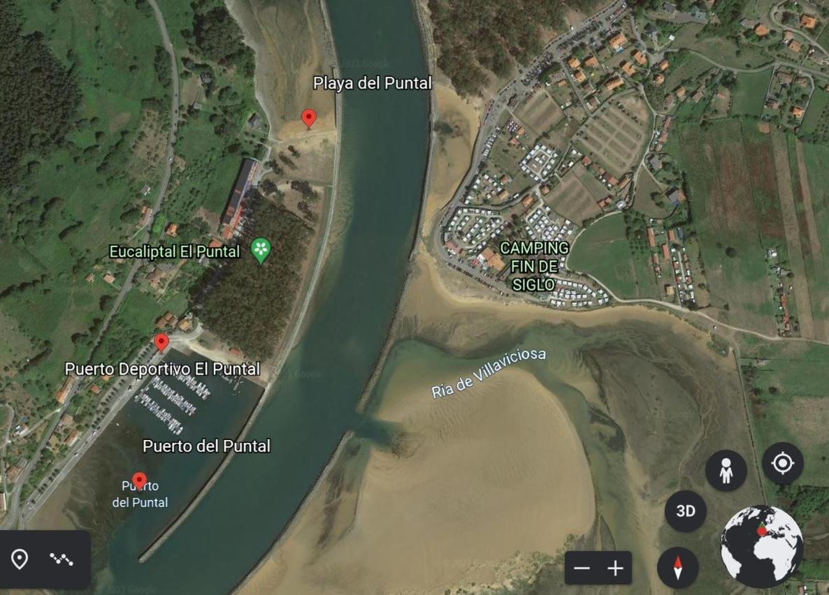 Playa Del Puntal Villaviciosa Asturias Lujo Primera Linea Playa Extérieur photo