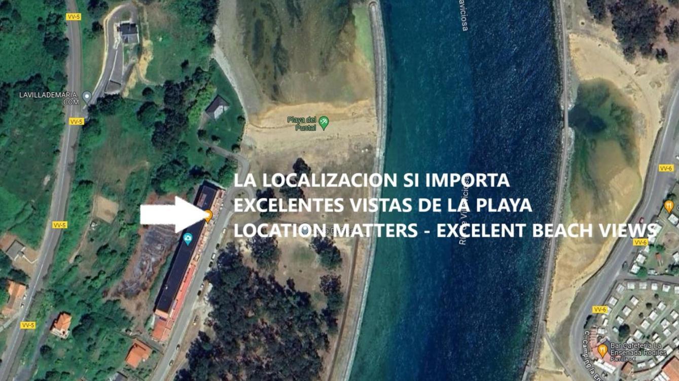 Playa Del Puntal Villaviciosa Asturias Lujo Primera Linea Playa Extérieur photo