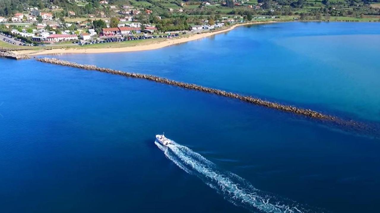 Playa Del Puntal Villaviciosa Asturias Lujo Primera Linea Playa Extérieur photo