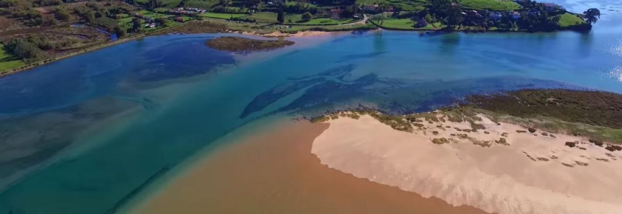 Playa Del Puntal Villaviciosa Asturias Lujo Primera Linea Playa Extérieur photo